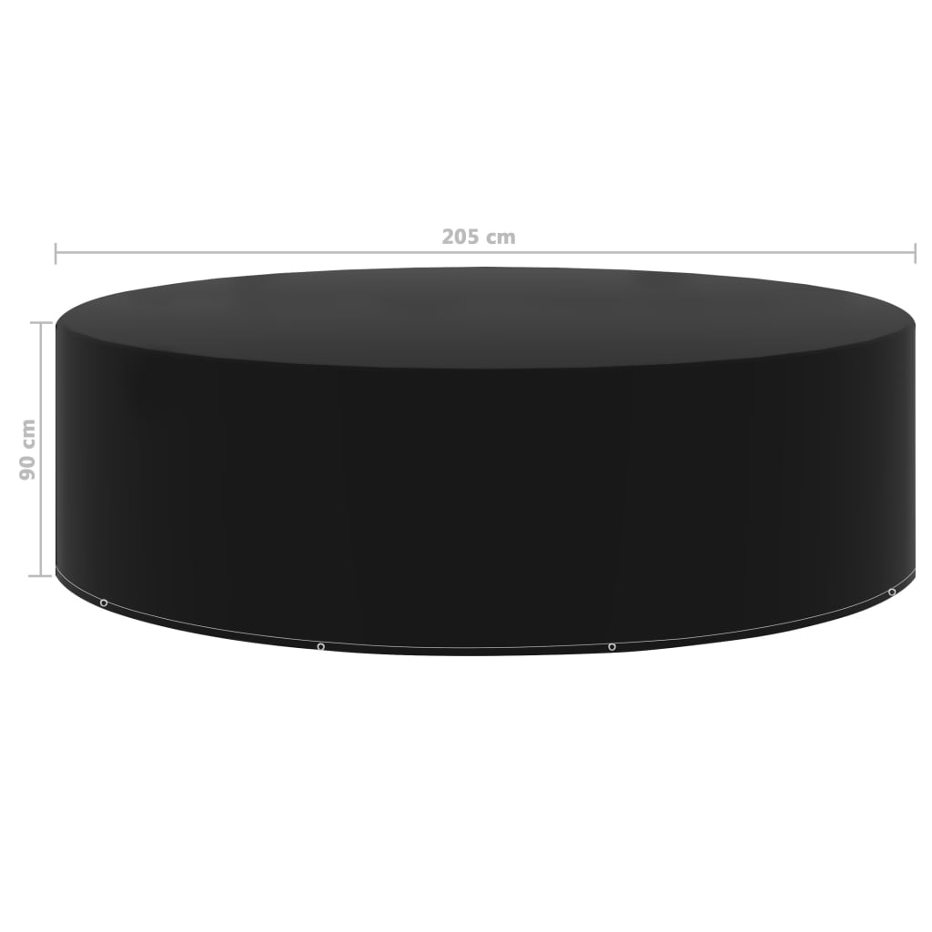 vidaXL Husă mobilier de grădină, 10 ocheți, 205 x 90 cm vidaXL Husă mobilier de grădină, 10 ocheți, 205 x 90 cm