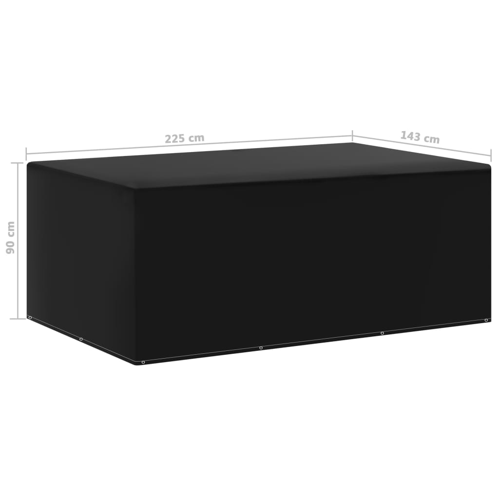 vidaXL Husă mobilier de grădină, 7 ocheți, 143 x 225 x 90 cm vidaXL Husă mobilier de grădină, 7 ocheți, 143 x 225 x 90 cm
