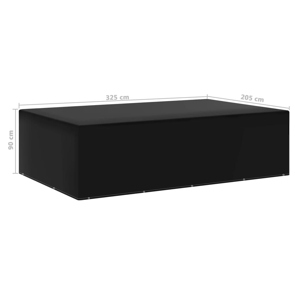 vidaXL Husă mobilier de grădină, 12 ocheți, 205 x 325 x 90 cm vidaXL Husă mobilier de grădină, 12 ocheți, 205 x 325 x 90 cm