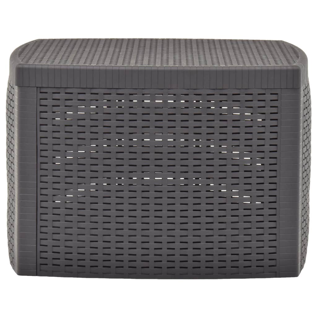 vidaXL Masă laterală, cafeniu, 54 x 54 x 36,5 cm, plastic vidaXL Masă laterală, cafeniu, 54 x 54 x 36,5 cm, plastic
