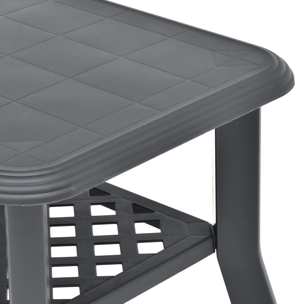 vidaXL Măsuță de cafea, antracit, 90 x 60 x 46 cm, plastic vidaXL Măsuță de cafea, antracit, 90 x 60 x 46 cm, plastic