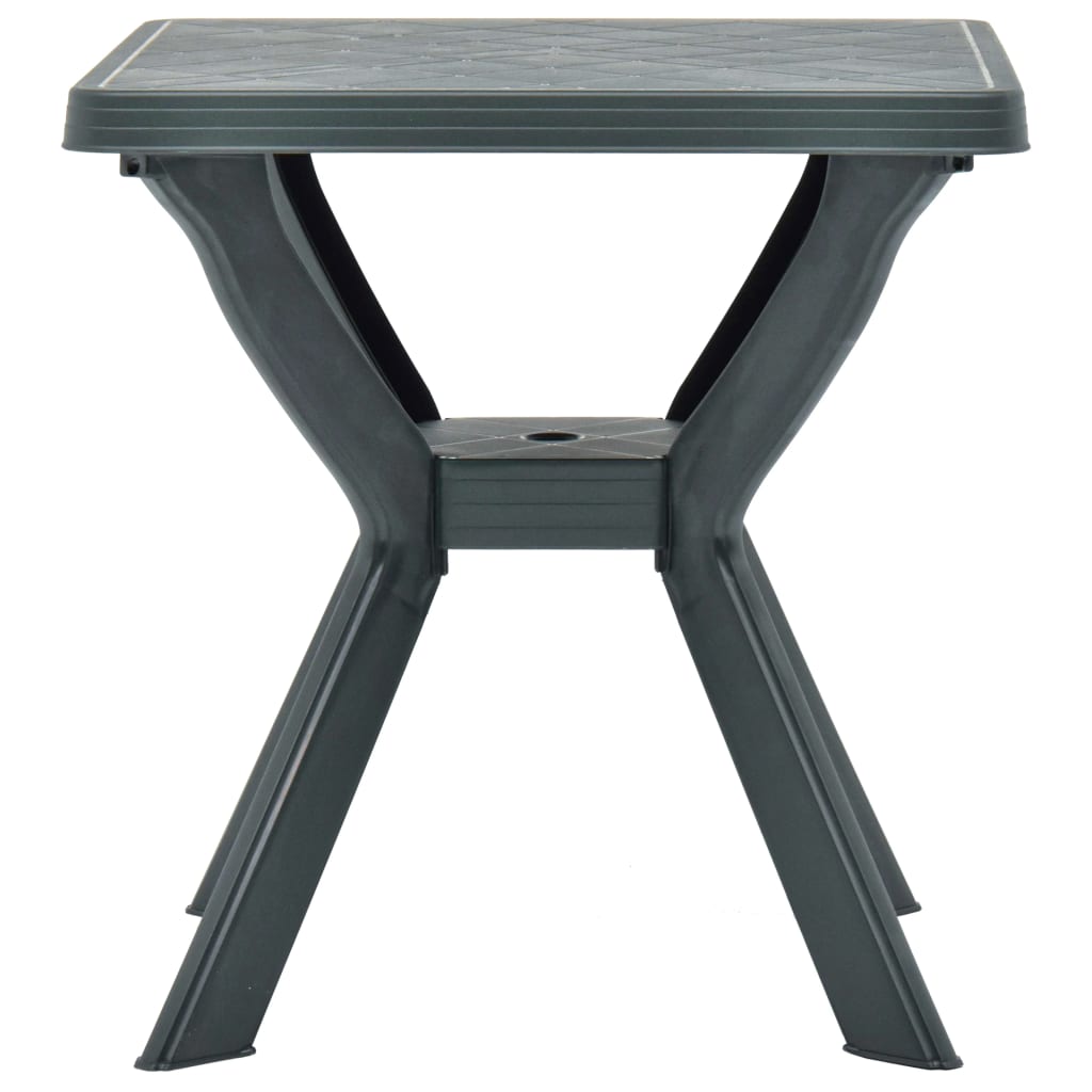 vidaXL Masă de bistro, verde, 70x70x72 cm, plastic vidaXL Masă de bistro, verde, 70x70x72 cm, plastic