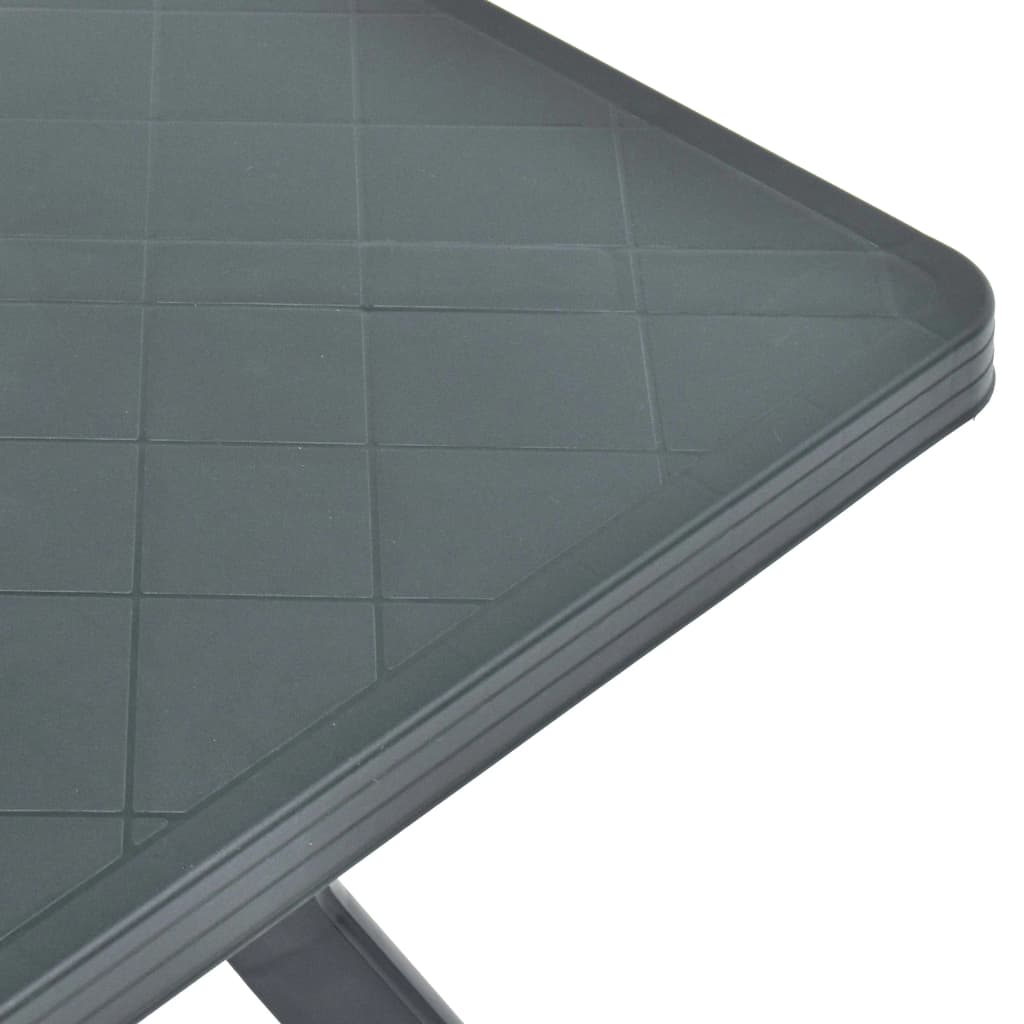 vidaXL Masă de bistro, verde, 70x70x72 cm, plastic vidaXL Masă de bistro, verde, 70x70x72 cm, plastic