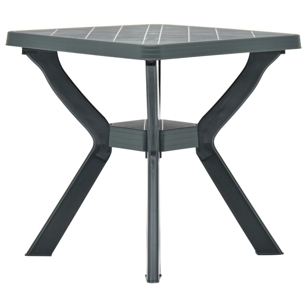 vidaXL Masă de bistro, verde, 70x70x72 cm, plastic vidaXL Masă de bistro, verde, 70x70x72 cm, plastic