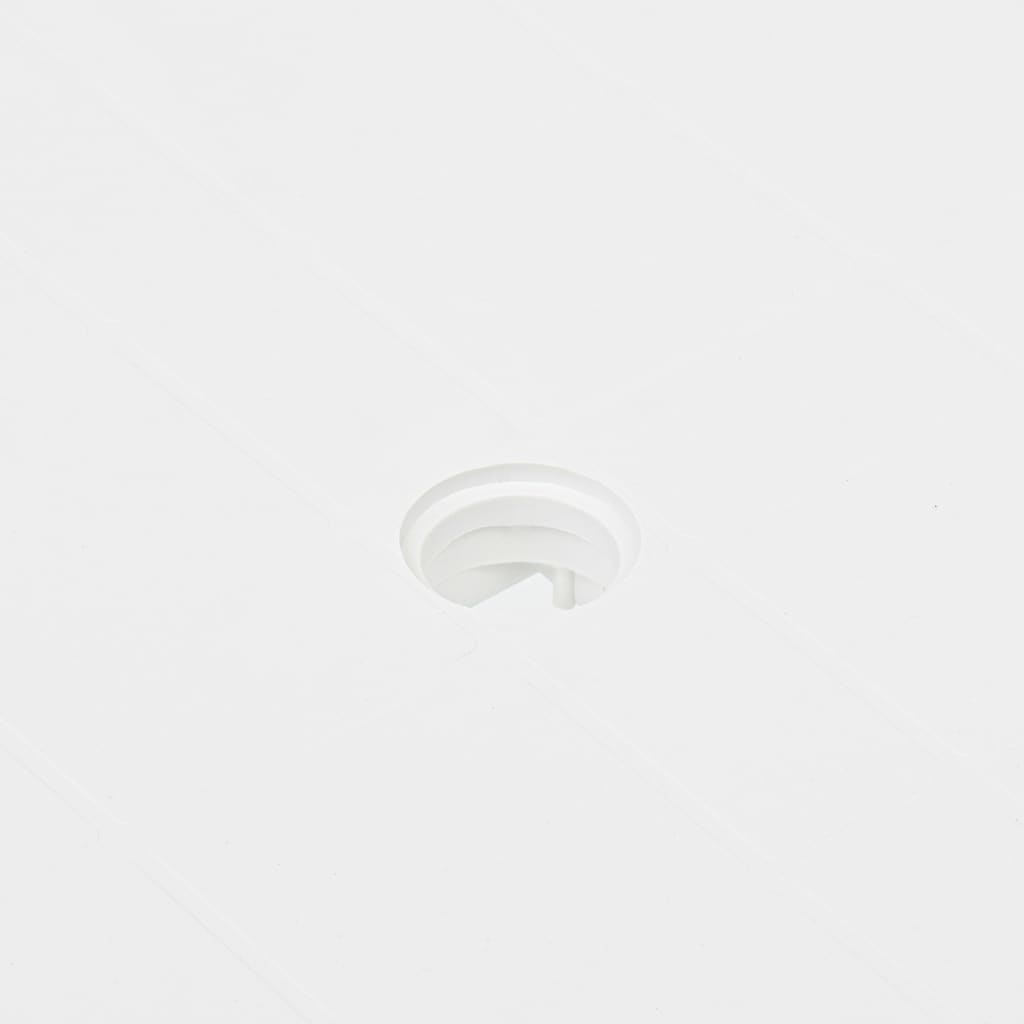 vidaXL Masă de grădină, alb, 80 x 75 x 72 cm, plastic vidaXL Masă de grădină, alb, 80 x 75 x 72 cm, plastic