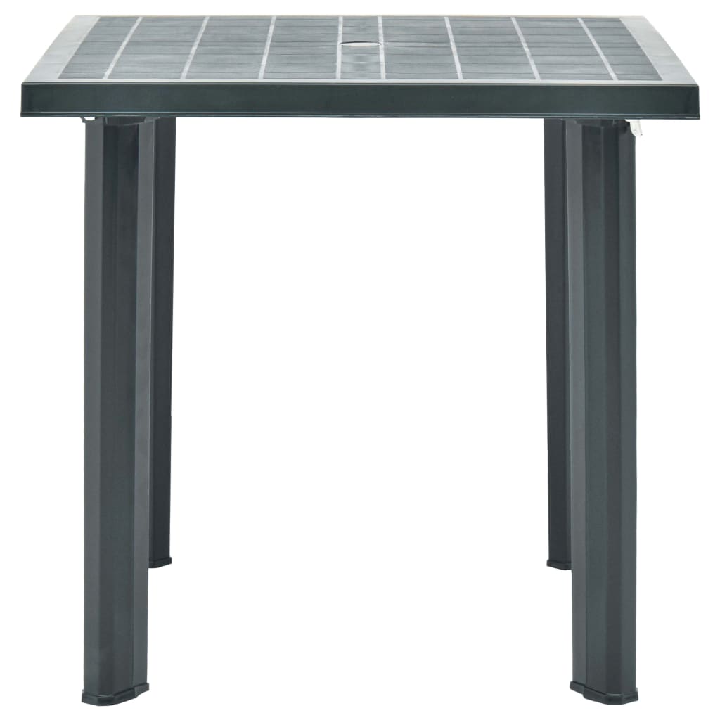 vidaXL Masă de grădină, verde, 80 x 75 x 72 cm, plastic vidaXL Masă de grădină, verde, 80 x 75 x 72 cm, plastic