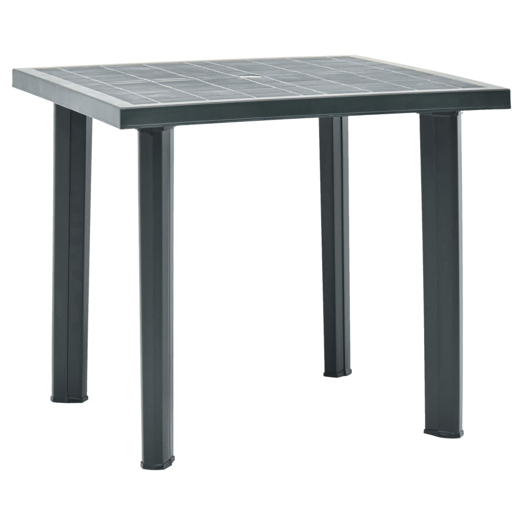 vidaXL Masă de grădină, verde, 80 x 75 x 72 cm, plastic vidaXL Masă de grădină, verde, 80 x 75 x 72 cm, plastic