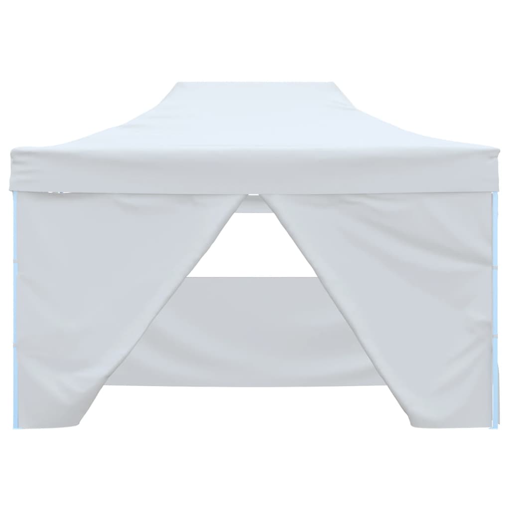 vidaXL Cort de petrecere pliabil cu 4 pereți, alb, 3 x 4,5 m vidaXL Cort de petrecere pliabil cu 4 pereți, alb, 3 x 4,5 m