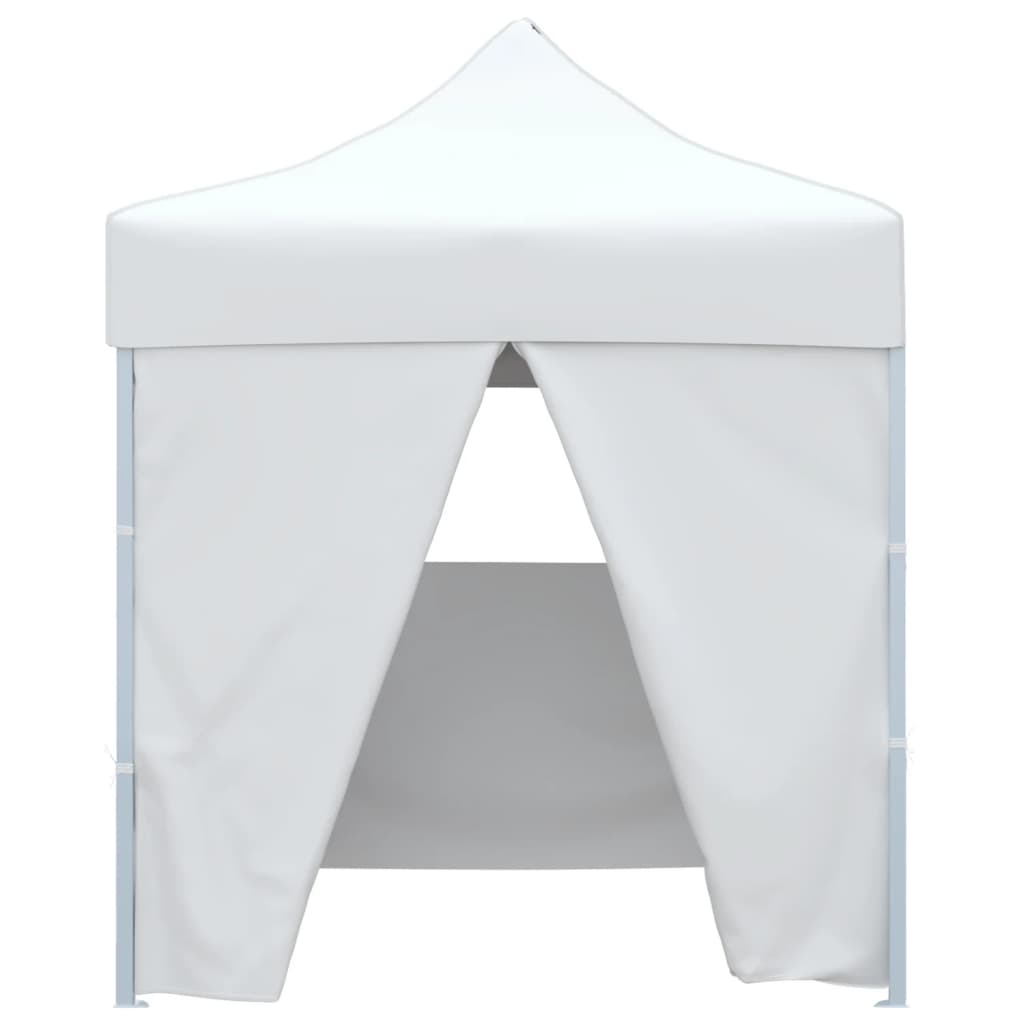 vidaXL Cort de petrecere pliabil cu 4 pereți, alb, 2 x 2 m, oțel vidaXL Cort de petrecere pliabil cu 4 pereți, alb, 2 x 2 m, oțel