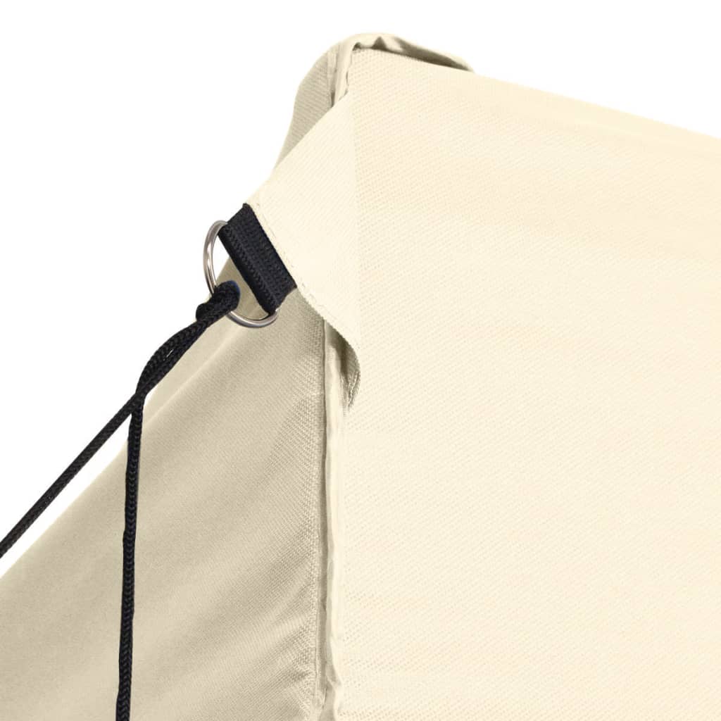 vidaXL Cort de petrecere pliabil cu 3 pereți, crem, 3 x 4 m, oțel vidaXL Cort de petrecere pliabil cu 3 pereți, crem, 3 x 4 m, oțel