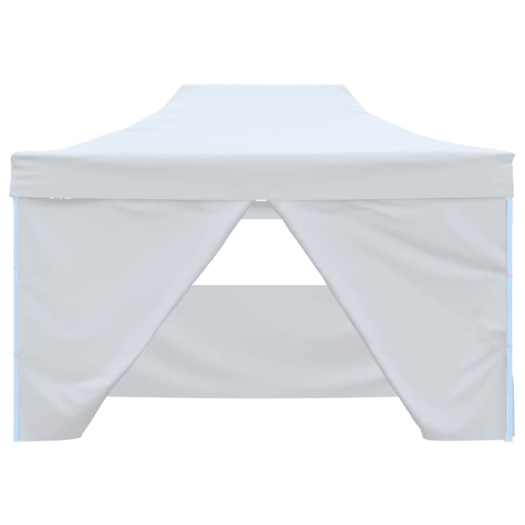 vidaXL Cort de petrecere pliabil cu 4 pereți, alb, 280x410x315 cm, oțel vidaXL Cort de petrecere pliabil cu 4 pereți, alb, 280x410x315 cm, oțel