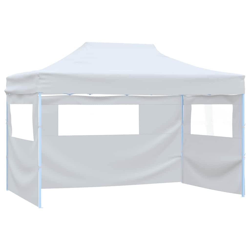 vidaXL Cort de petrecere pliabil cu 4 pereți, alb, 280x410x315 cm, oțel vidaXL Cort de petrecere pliabil cu 4 pereți, alb, 280x410x315 cm, oțel