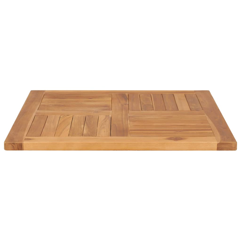 vidaXL Blat de masă, 70 x 70 x 2,5 cm, lemn masiv de tec