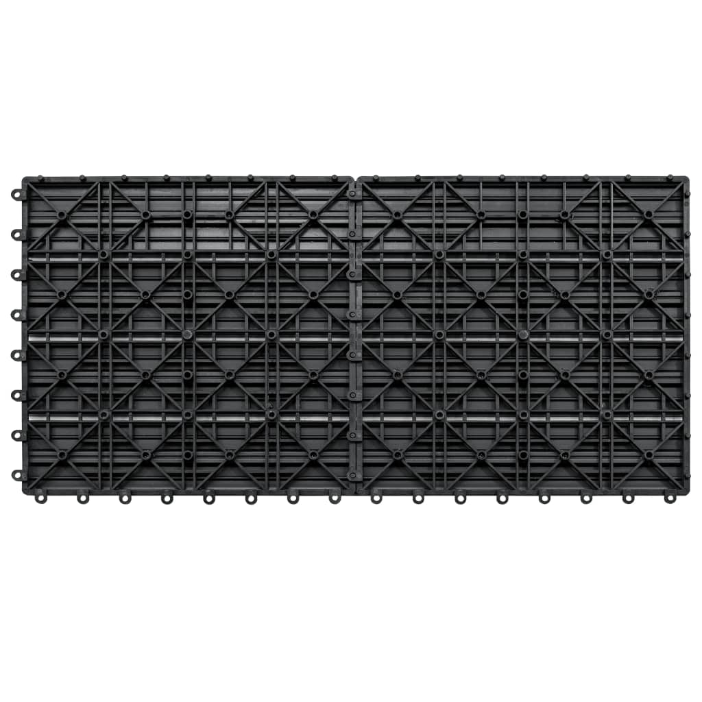 vidaXL Plăci de pardoseală, 6 buc., gri, 60 x 30 cm, WPC, 1 m²