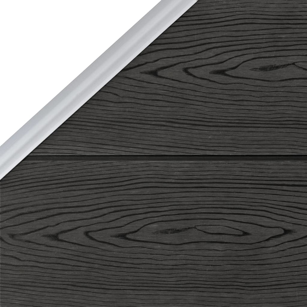 vidaXL Panou de gard, gri, 95x(105-180) cm, WPC vidaXL Panou de gard, gri, 95x(105-180) cm, WPC