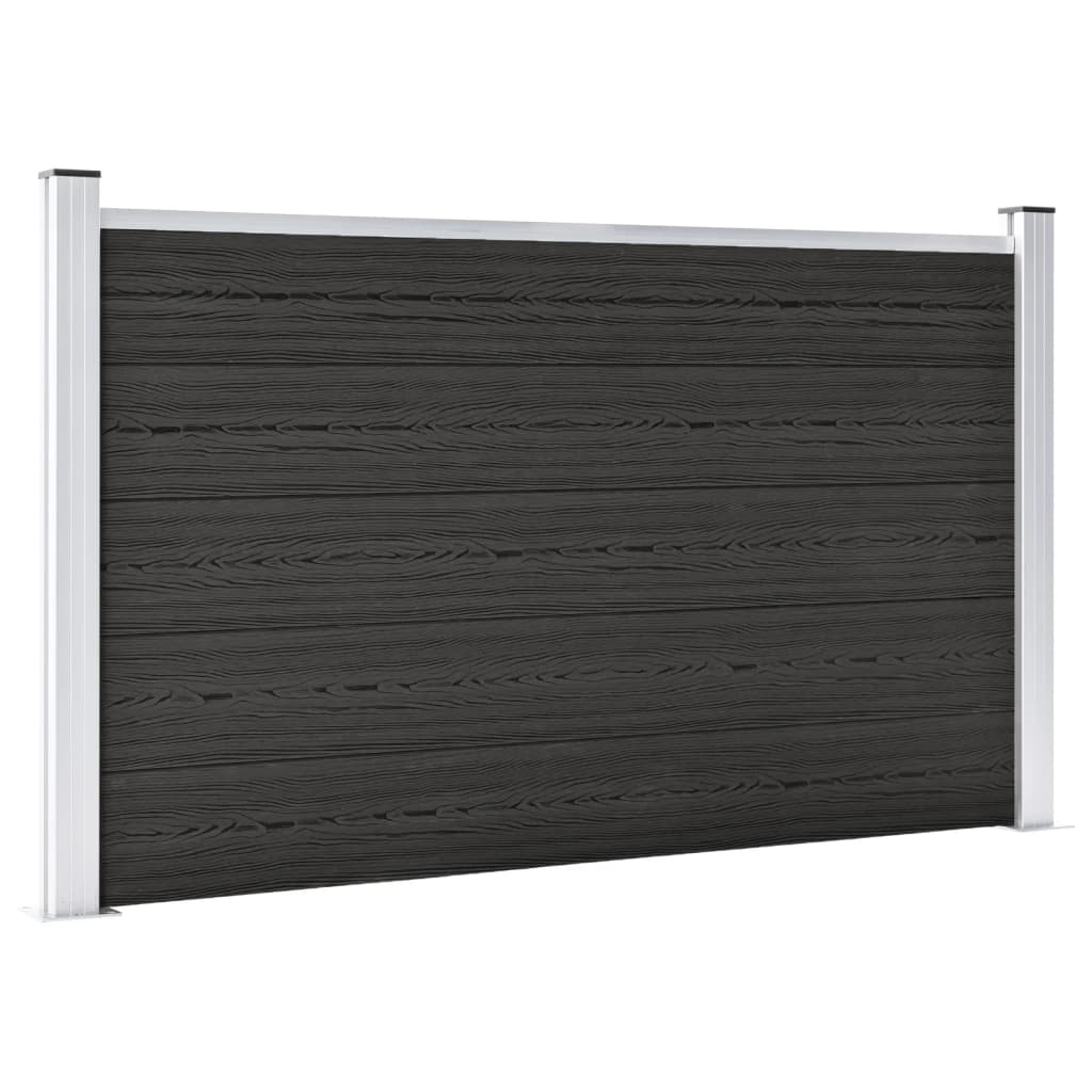 vidaXL Gard de grădină, gri, 180 x 105 cm, WPC vidaXL Gard de grădină, gri, 180 x 105 cm, WPC