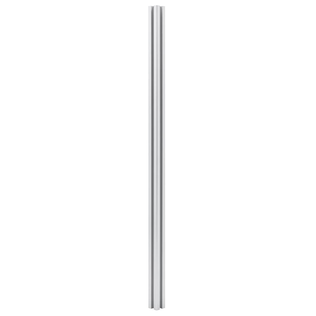 vidaXL Stâlpi de gard, 2 buc., 185 cm, aluminiu vidaXL Stâlpi de gard, 2 buc., 185 cm, aluminiu