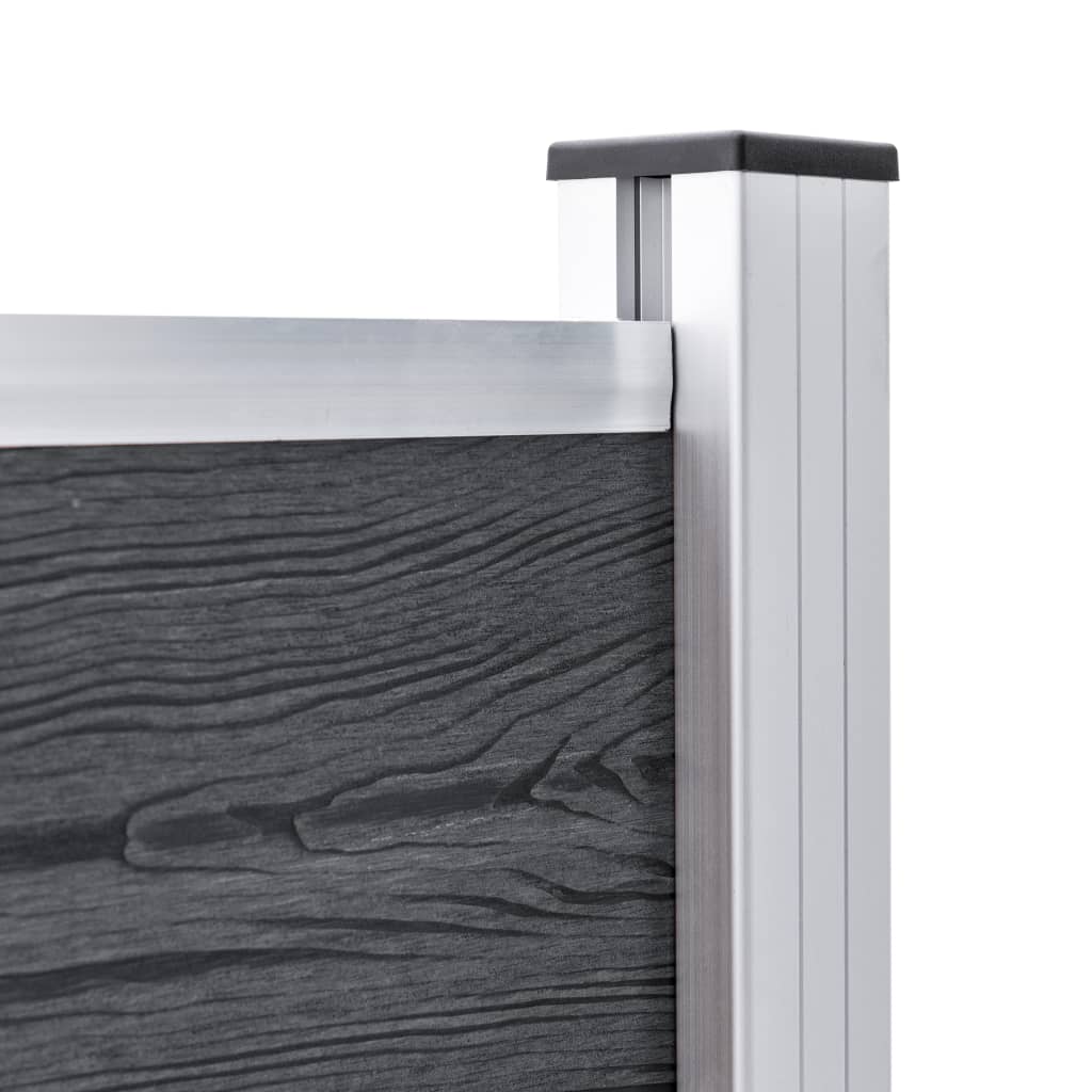 vidaXL Stâlpi de gard, 2 buc., 185 cm, aluminiu vidaXL Stâlpi de gard, 2 buc., 185 cm, aluminiu