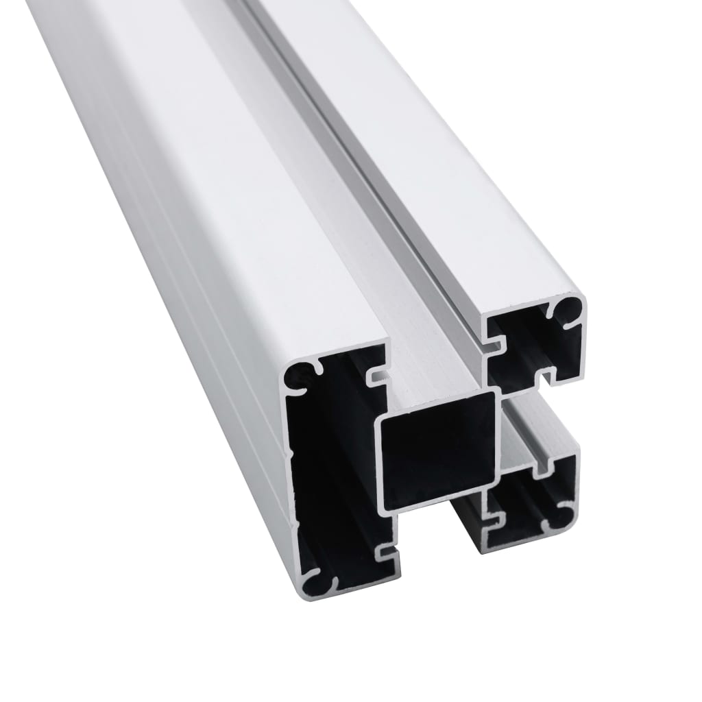 vidaXL Stâlpi de gard, 2 buc., 185 cm, aluminiu vidaXL Stâlpi de gard, 2 buc., 185 cm, aluminiu