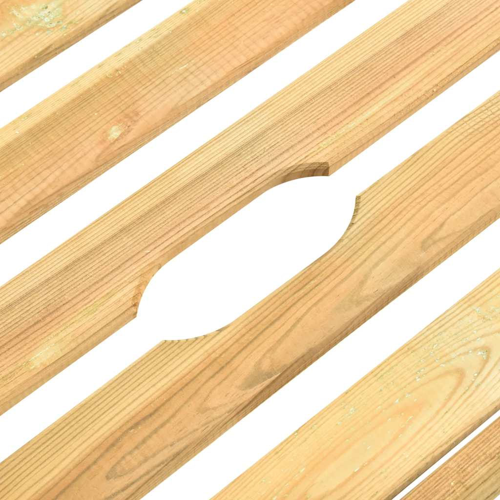 vidaXL Șezlong, lemn de pin tratat