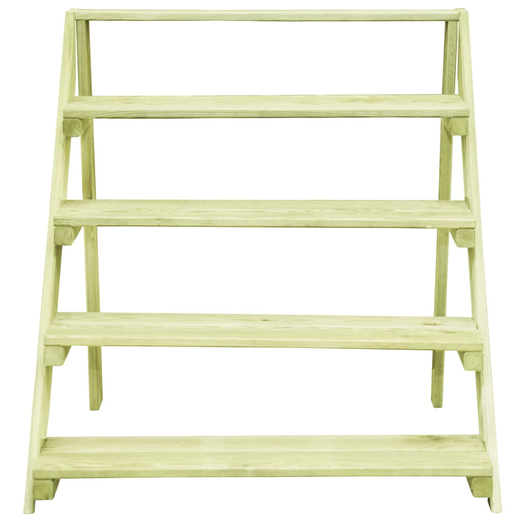 vidaXL Suport de plante, 80 x 80 x 80 cm, lemn de pin tratat