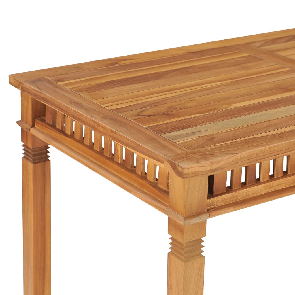 vidaXL Masă de grădină, 110 x 65 x 80 cm, lemn masiv de tec vidaXL Masă de grădină, 110 x 65 x 80 cm, lemn masiv de tec