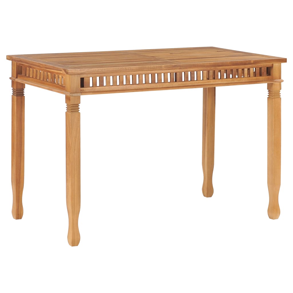 vidaXL Masă de grădină, 110 x 65 x 80 cm, lemn masiv de tec vidaXL Masă de grădină, 110 x 65 x 80 cm, lemn masiv de tec
