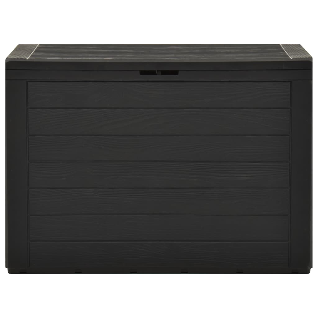 vidaXL Ladă de depozitare pentru grădină, antracit, 78 x 44 x 55 cm vidaXL Ladă de depozitare pentru grădină, antracit, 78 x 44 x 55 cm