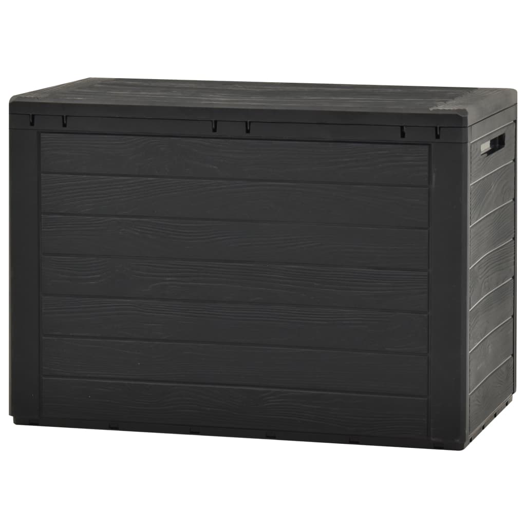 vidaXL Ladă de depozitare pentru grădină, antracit, 78 x 44 x 55 cm vidaXL Ladă de depozitare pentru grădină, antracit, 78 x 44 x 55 cm