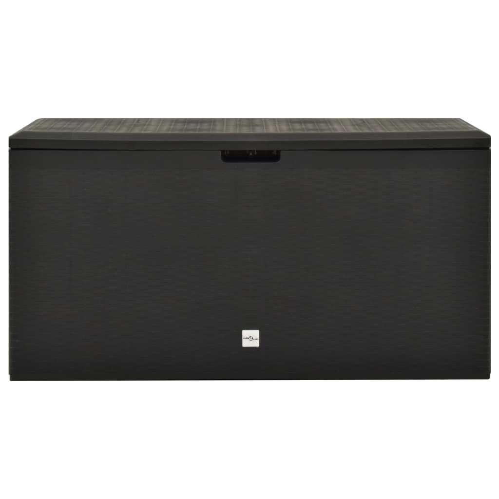 vidaXL Ladă de depozitare pentru grădină, antracit, 114 x 47 x 60 cm vidaXL Ladă de depozitare pentru grădină, antracit, 114 x 47 x 60 cm