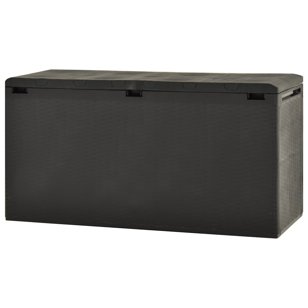 vidaXL Ladă de depozitare pentru grădină, antracit, 114 x 47 x 60 cm vidaXL Ladă de depozitare pentru grădină, antracit, 114 x 47 x 60 cm