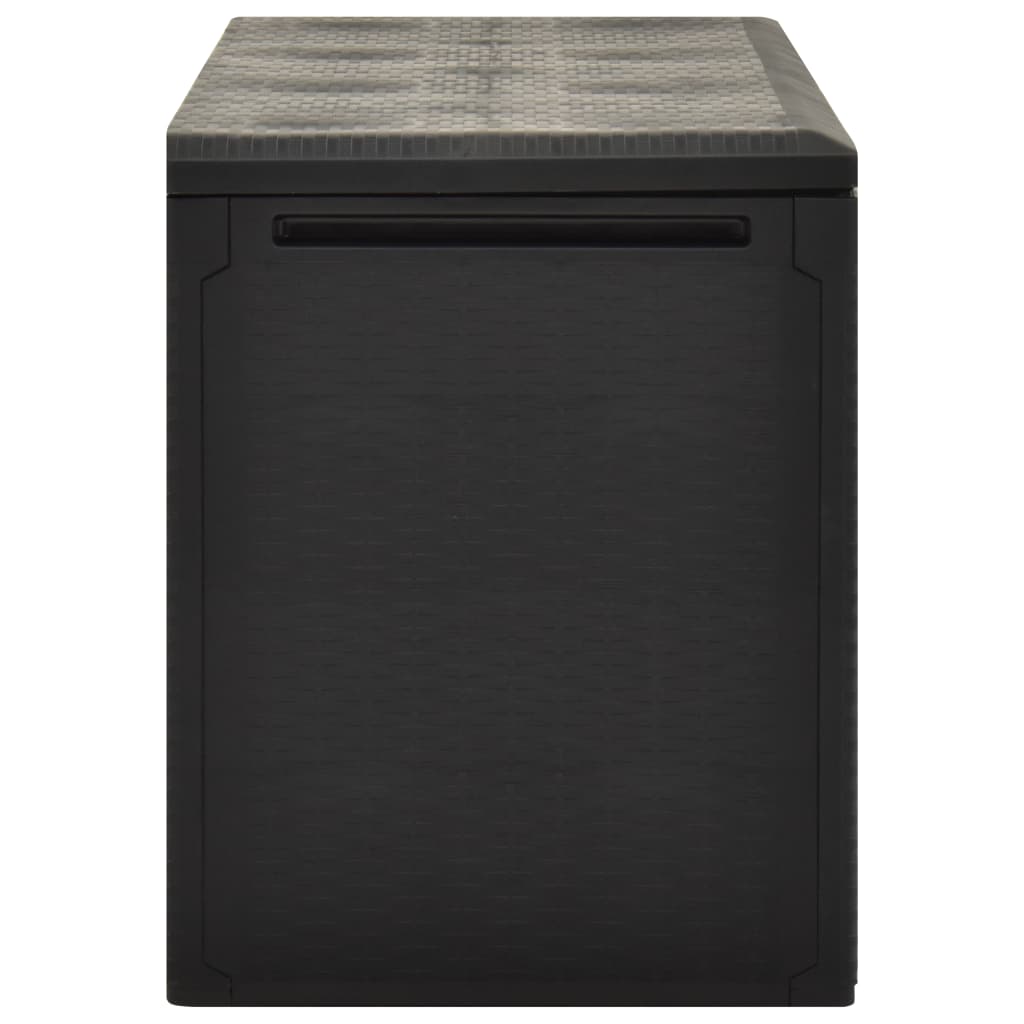 vidaXL Ladă de depozitare pentru grădină, antracit, 114 x 47 x 60 cm vidaXL Ladă de depozitare pentru grădină, antracit, 114 x 47 x 60 cm