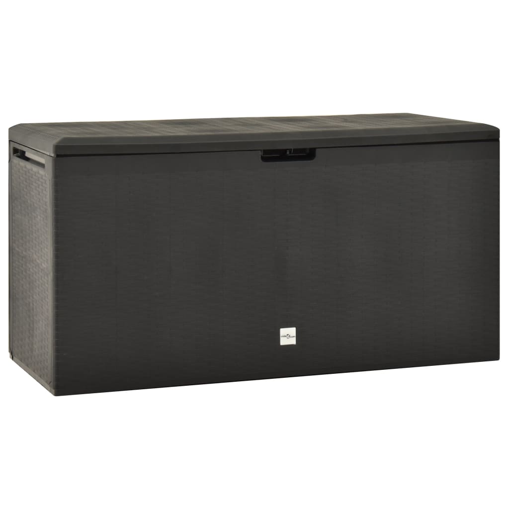 vidaXL Ladă de depozitare pentru grădină, antracit, 114 x 47 x 60 cm vidaXL Ladă de depozitare pentru grădină, antracit, 114 x 47 x 60 cm