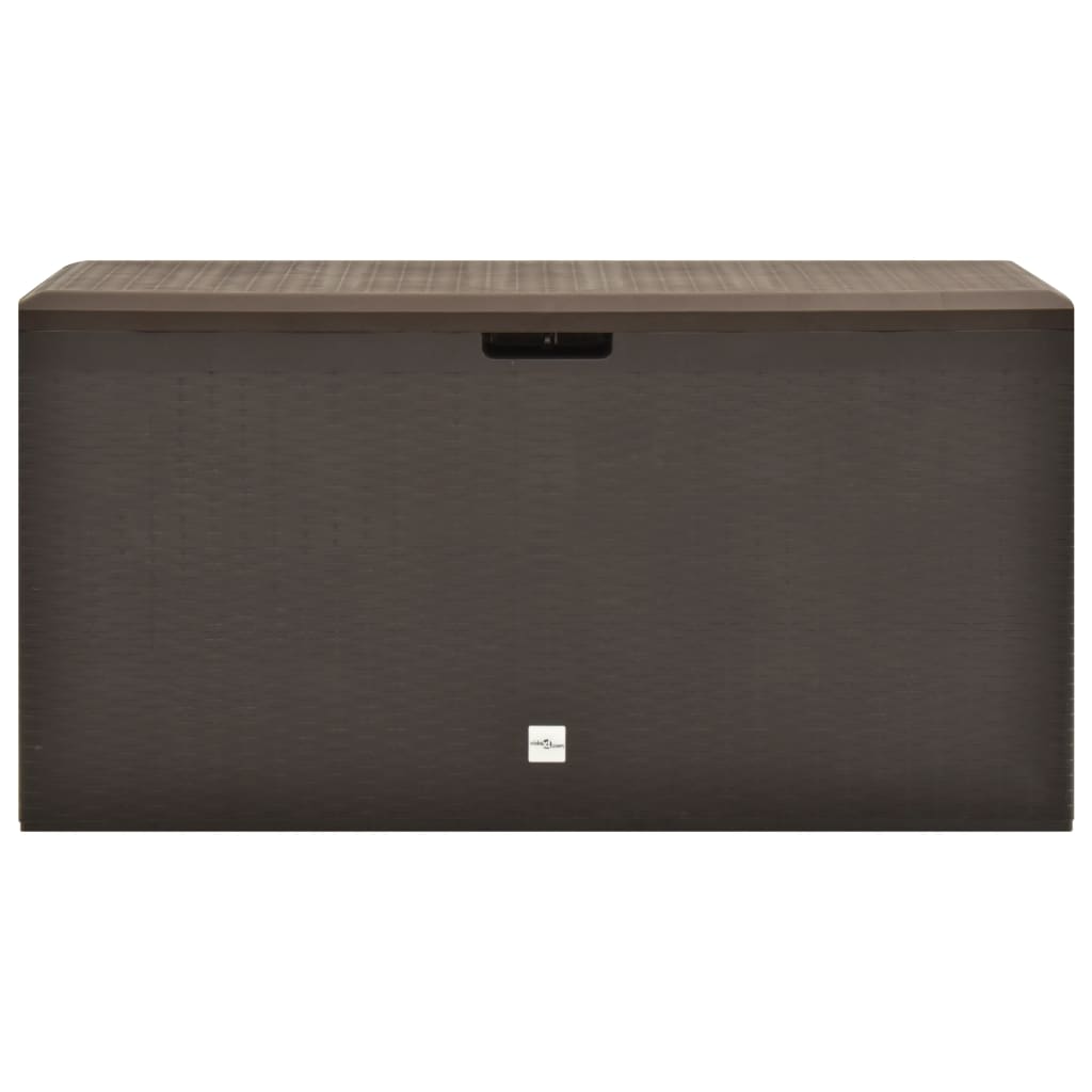 vidaXL Ladă de depozitare pentru grădină, maro, 114 x 47 x 60 cm vidaXL Ladă de depozitare pentru grădină, maro, 114 x 47 x 60 cm
