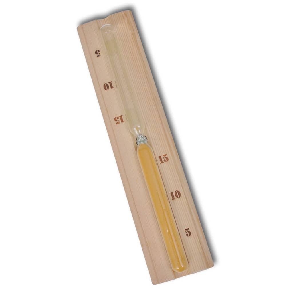 vidaXL Accesorii saună 5 p găleată lingură clepsidră termo-higrometru vidaXL Accesorii saună 5 p găleată lingură clepsidră termo-higrometru