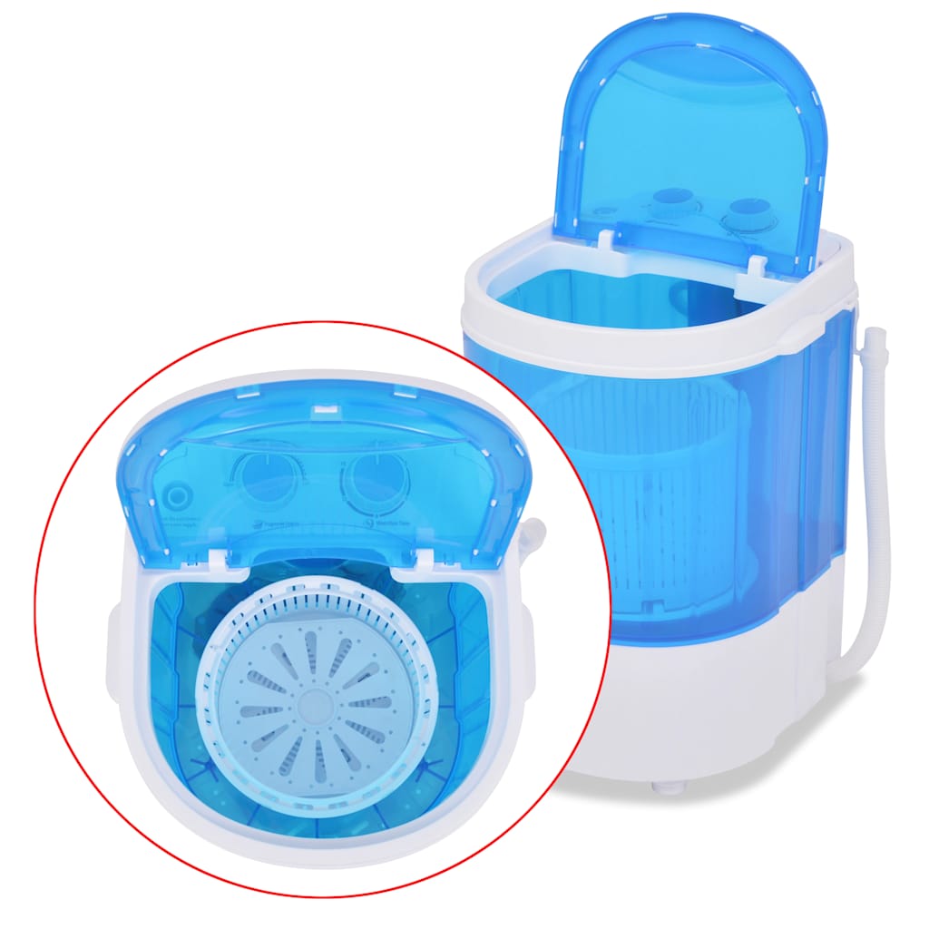 vidaXL Mașină de spălat mini, cuvă simplă, 2,6 kg vidaXL Mașină de spălat mini, cuvă simplă, 2,6 kg