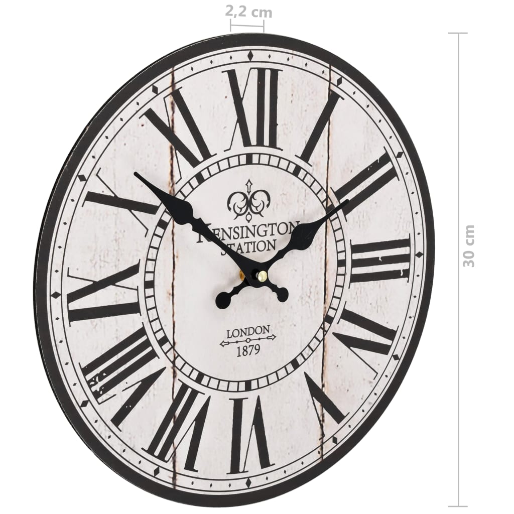 vidaXL Ceas de perete vintage London, 30 cm vidaXL Ceas de perete vintage London, 30 cm