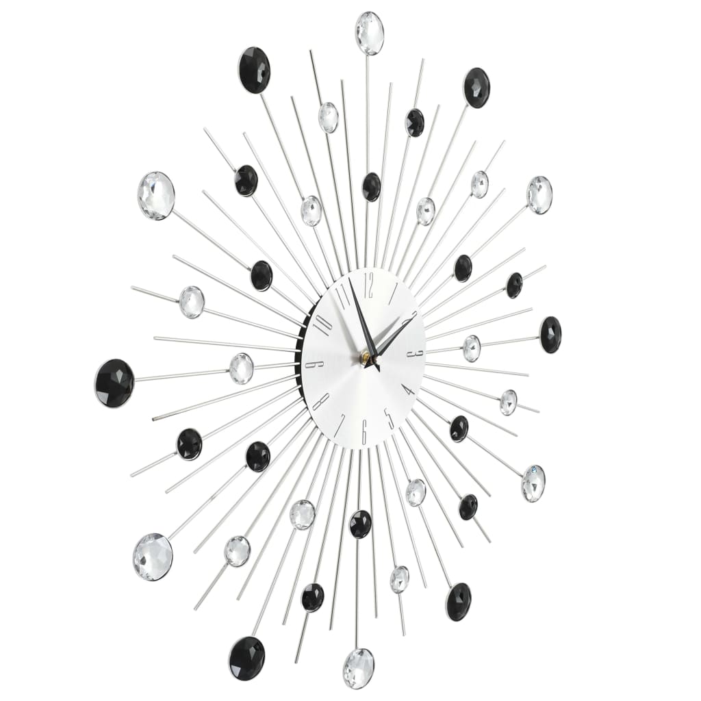 vidaXL Ceas de perete, mecanism cuarț, 50 cm, design modern vidaXL Ceas de perete, mecanism cuarț, 50 cm, design modern