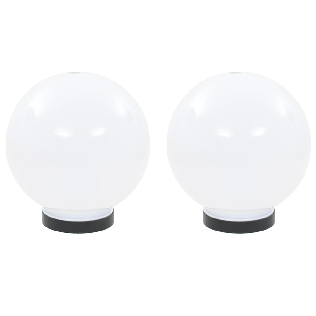 vidaXL Lămpi bol cu LED 2 buc, sferice, 20 cm, PMMA vidaXL Lămpi bol cu LED 2 buc, sferice, 20 cm, PMMA