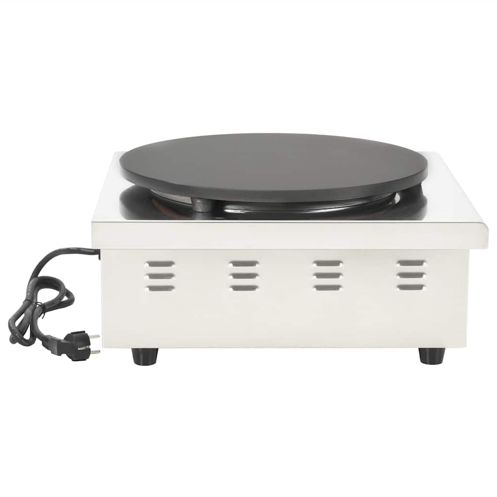vidaXL Aparat electric de clătite cu tavă retractabilă, 40 cm, 3000 W vidaXL Aparat electric de clătite cu tavă retractabilă, 40 cm, 3000 W