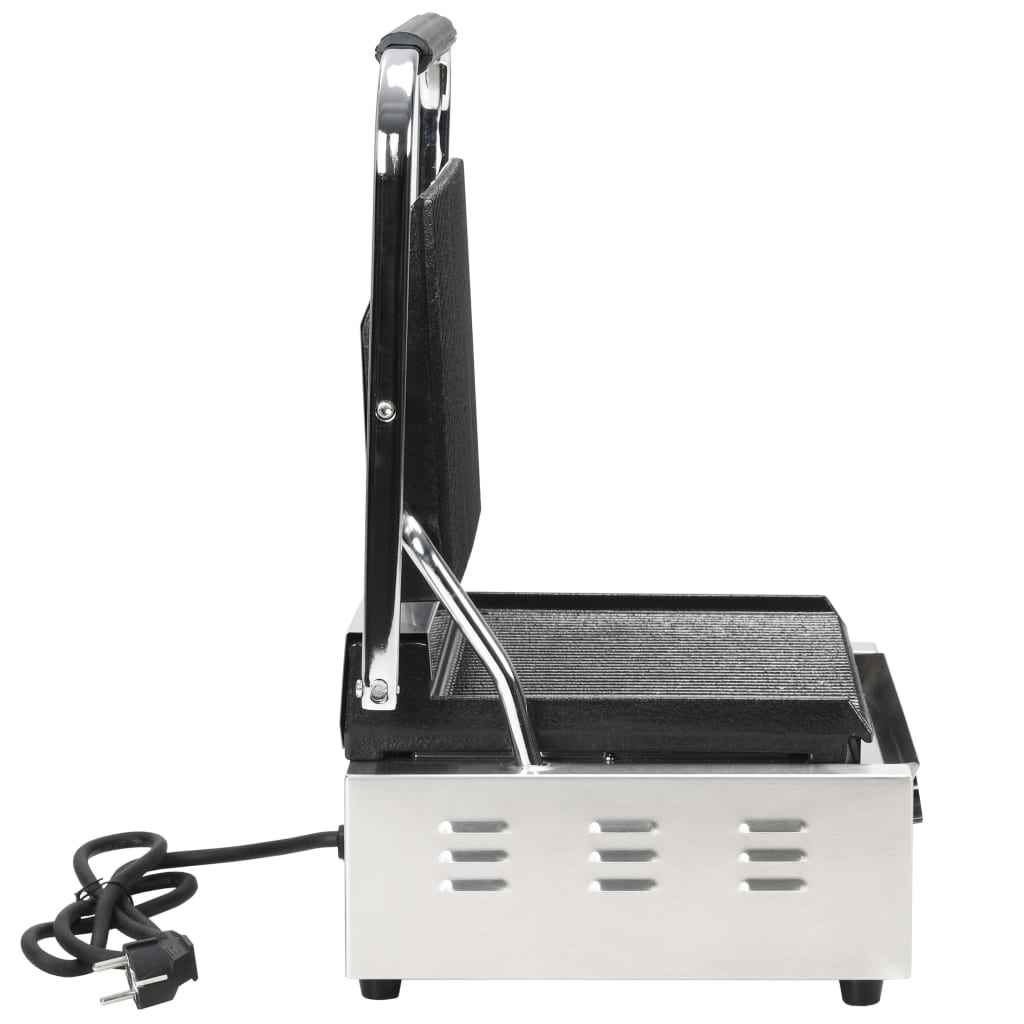 vidaXL Grill Panini cu striații, 43x30,5x20 cm, 2200 W vidaXL Grill Panini cu striații, 43x30,5x20 cm, 2200 W