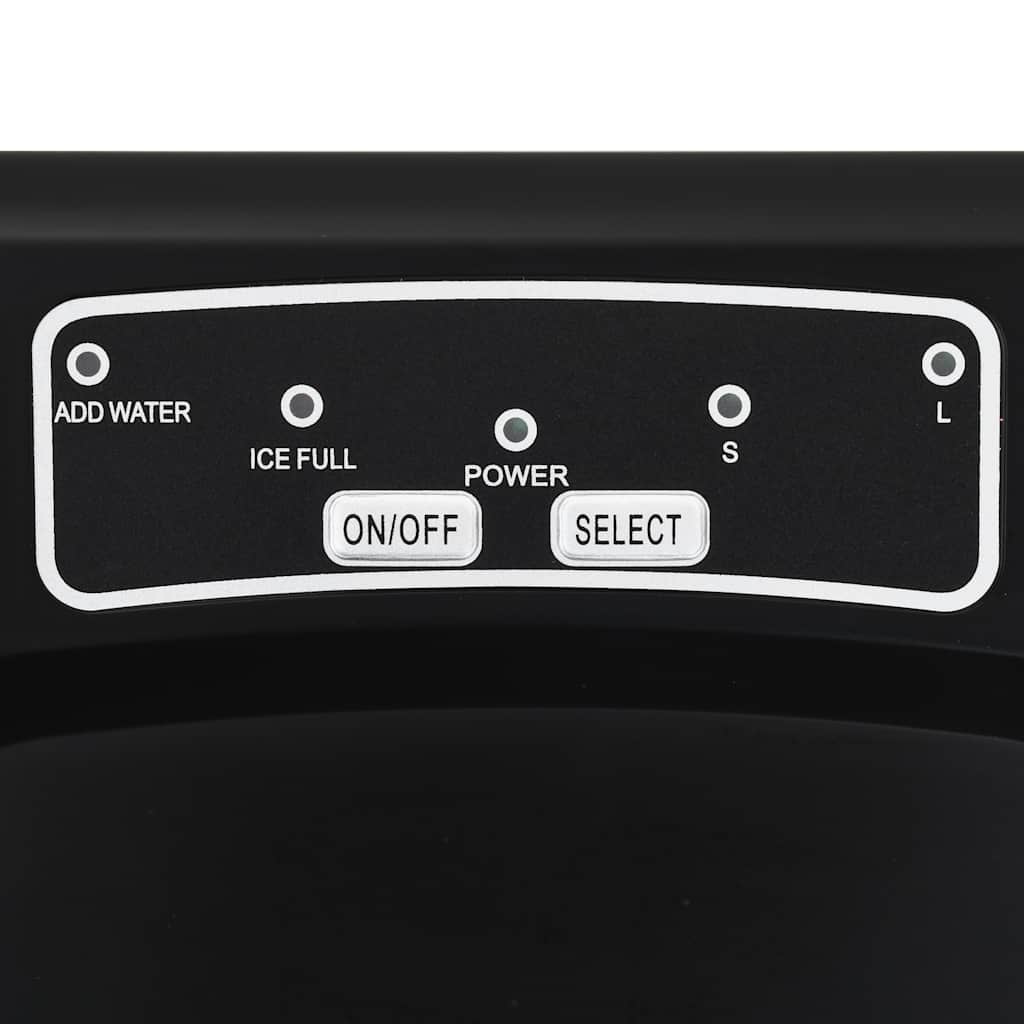 vidaXL Aparat de făcut cuburi de gheață, negru 1,4 L, 15 kg / 24 h vidaXL Aparat de făcut cuburi de gheață, negru 1,4 L, 15 kg / 24 h