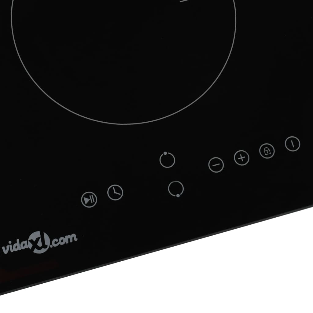 vidaXL Plită cu inducție cu 2 arzătoare, control tactil, sticlă 3500 W vidaXL Plită cu inducție cu 2 arzătoare, control tactil, sticlă 3500 W