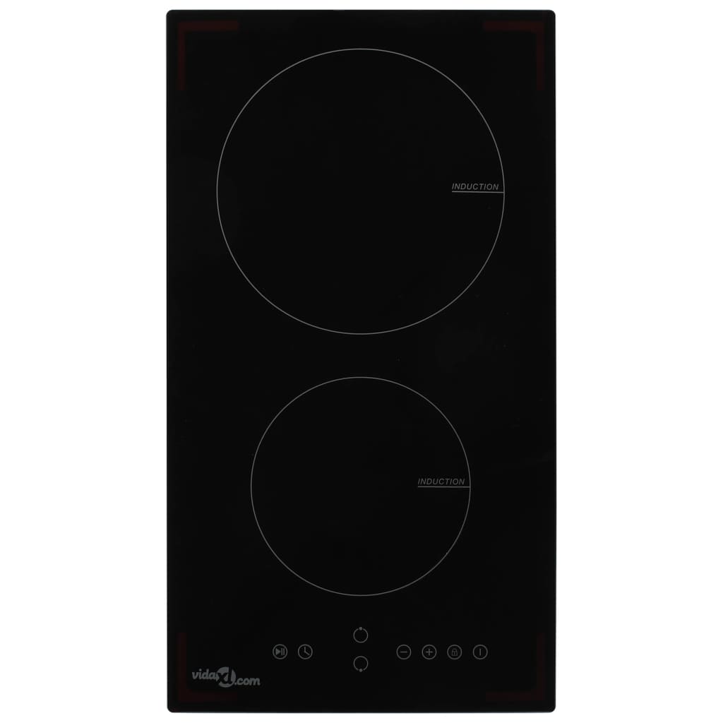 vidaXL Plită cu inducție cu 2 arzătoare, control tactil, sticlă 3500 W vidaXL Plită cu inducție cu 2 arzătoare, control tactil, sticlă 3500 W