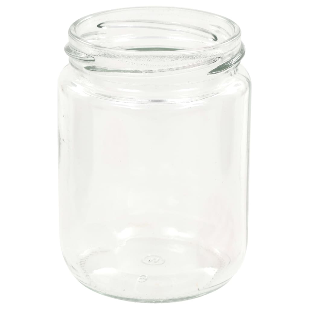 vidaXL Borcane de sticlă pentru gem capace alb & roșu 96 buc. 230 ml vidaXL Borcane de sticlă pentru gem capace alb & roșu 96 buc. 230 ml