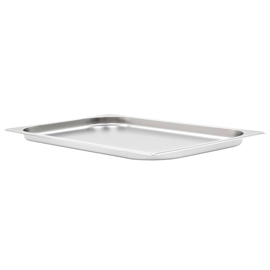 vidaXL Recipiente Gastronorm 4 buc. GN 1/1 20 mm oțel inoxidabil