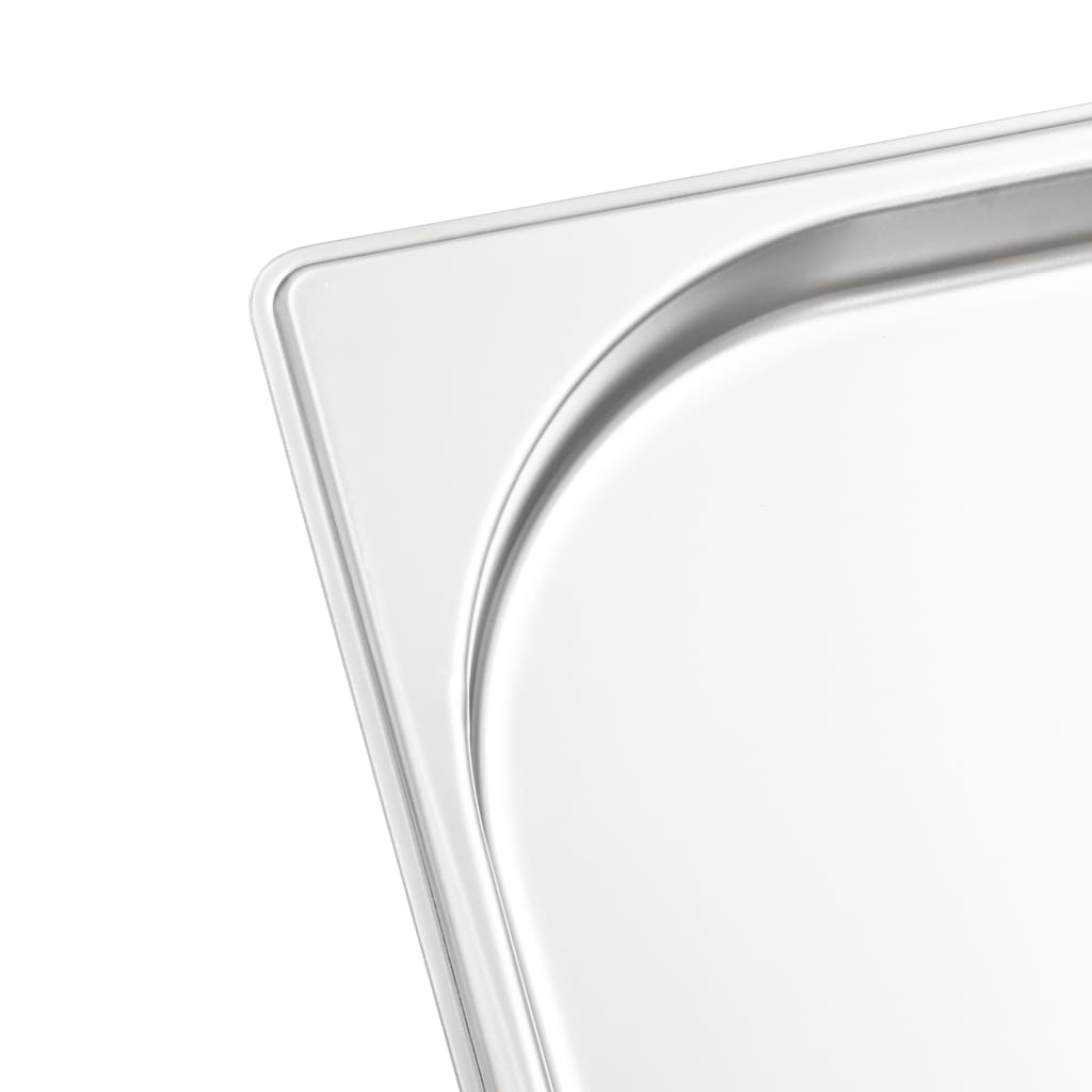 vidaXL Recipiente Gastronorm 4 buc. GN 1/1 20 mm oțel inoxidabil