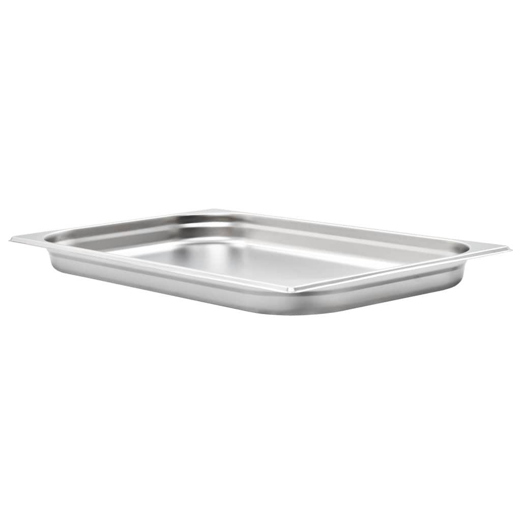 vidaXL Recipiente Gastronorm 4 buc. GN 1/1 40 mm oțel inoxidabil