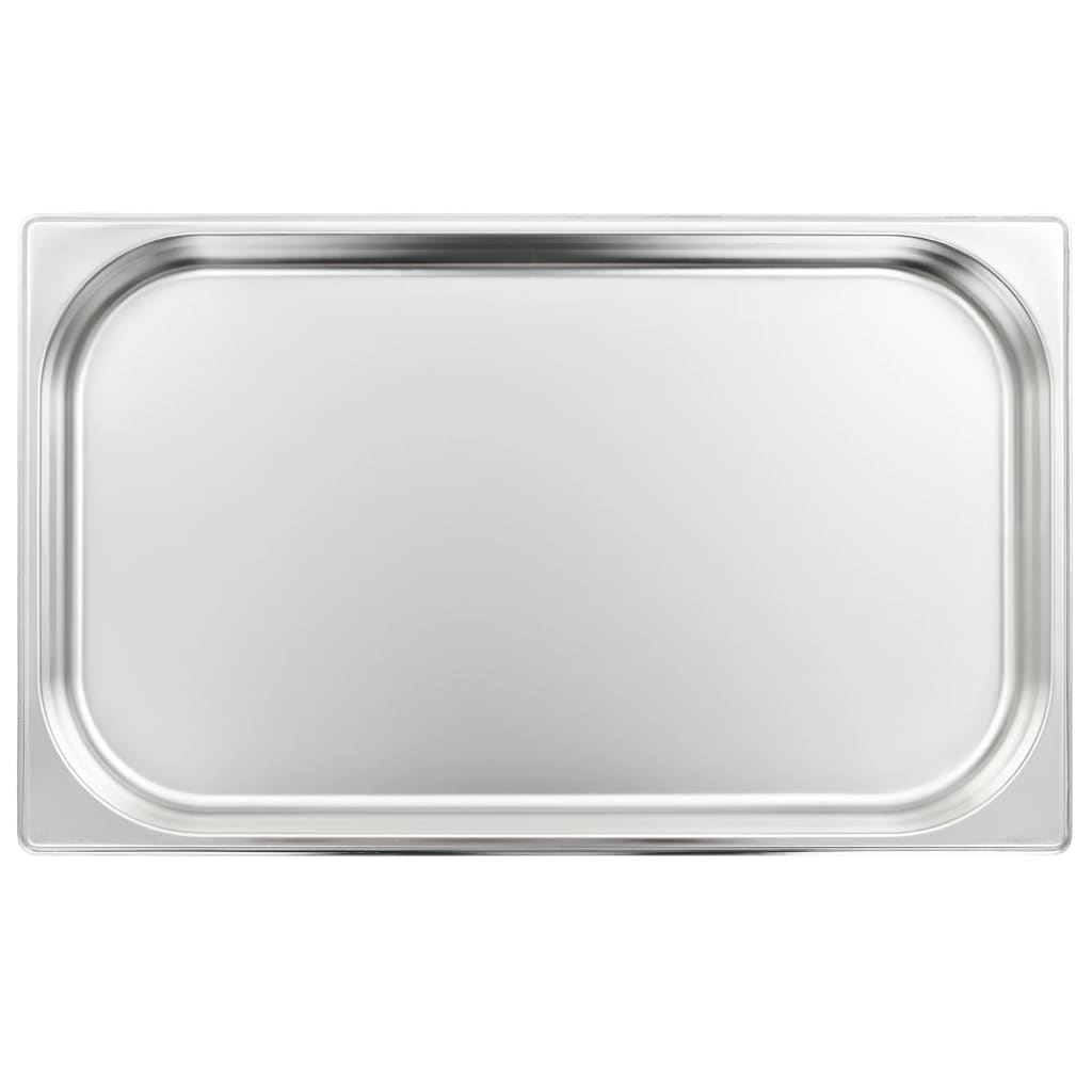 vidaXL Recipiente Gastronorm 4 buc. GN 1/1 40 mm oțel inoxidabil