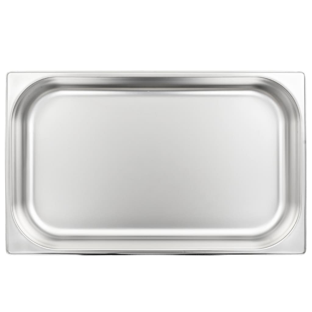 vidaXL Recipiente Gastronorm 4 buc. GN 1/1 65 mm oțel inoxidabil vidaXL Recipiente Gastronorm 4 buc. GN 1/1 65 mm oțel inoxidabil